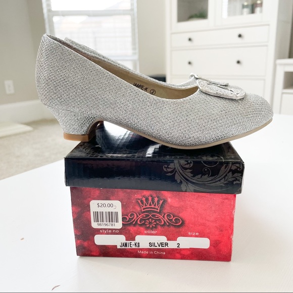 MarilynModa Silver Glitter Heels Jamie-K - Picture 7 of 10